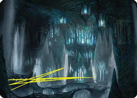 Elvenking's Halls Art Card (Gold-Stamped Signature) (ASHOB-023) - Art Series: The Hobbit