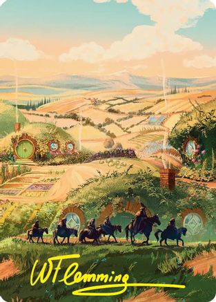Plains Art Card (Gold-Stamped Signature) (ASHOB-041) - Art Series: The Hobbit
