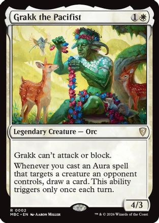 Grakk the Pacifist (-002) - Mystery Booster Commander Edition Foil
