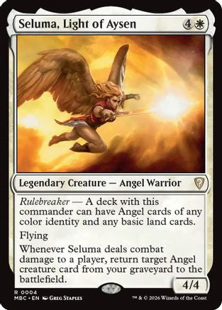 Seluma, Light of Aysen (-004) - Mystery Booster Commander Edition Foil