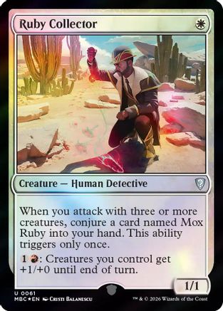 Ruby Collector (-061) - Mystery Booster Commander Edition Foil