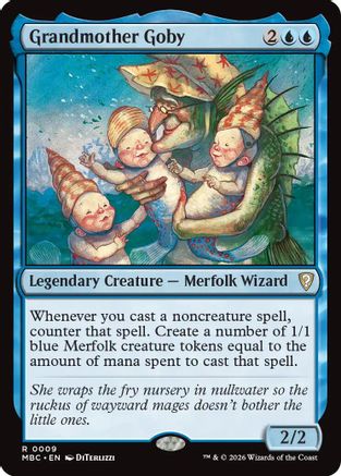 Grandmother Goby (-009) - Mystery Booster Commander Edition Foil