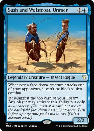 Sash and Waistcoat, Unmen (-011) - Mystery Booster Commander Edition