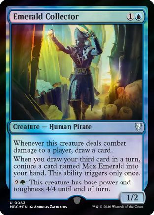 Emerald Collector (-063) - Mystery Booster Commander Edition Foil