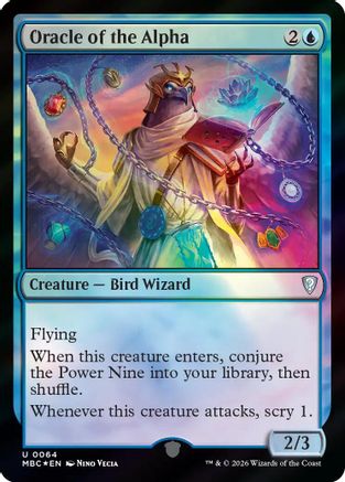 Oracle of the Alpha (-064) - Mystery Booster Commander Edition Foil