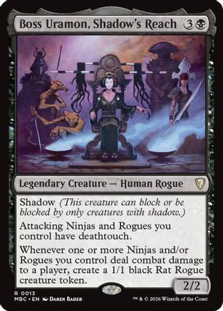 Boss Uramon, Shadow's Reach (-013) - Mystery Booster Commander Edition Foil