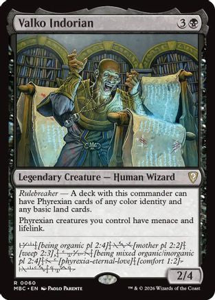 Valko Indorian (-060) - Mystery Booster Commander Edition Foil