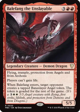 Balefang the Unslayable (-020) - Mystery Booster Commander Edition