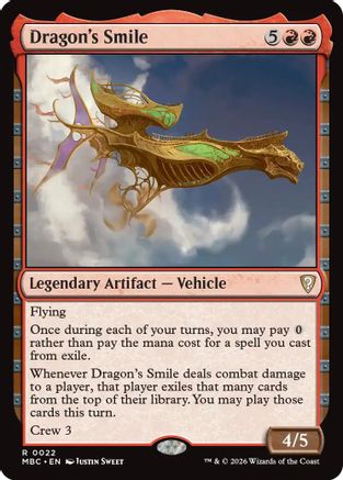 Dragon's Smile (-022) - Mystery Booster Commander Edition Foil