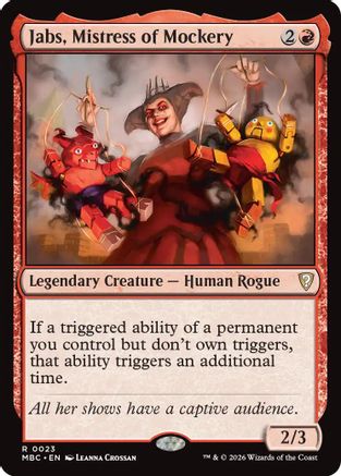 Jabs, Mistress of Mockery (-023) - Mystery Booster Commander Edition