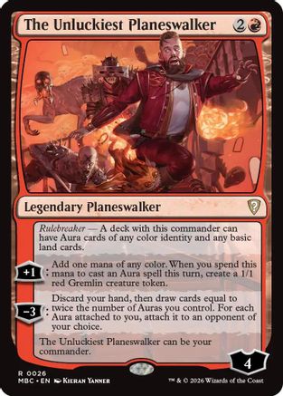 The Unluckiest Planeswalker (-026) - Mystery Booster Commander Edition