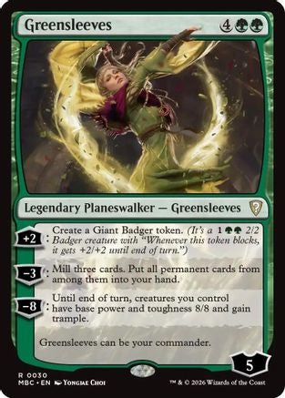 Greensleeves (-030) - Mystery Booster Commander Edition Foil