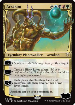 Arzakon (-033) - Mystery Booster Commander Edition