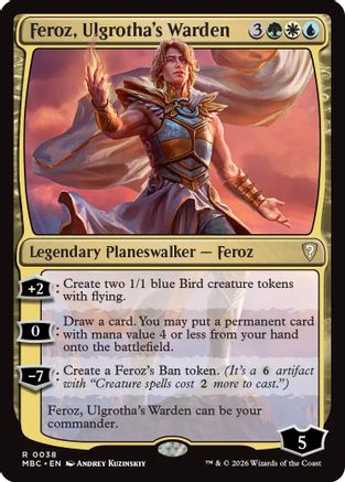 Feroz, Ulgrotha's Warden (-038) - Mystery Booster Commander Edition Foil