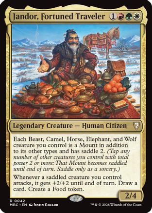 Jandor, Fortuned Traveler (-042) - Mystery Booster Commander Edition Foil