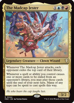 The Madcap Jester (-044) - Mystery Booster Commander Edition