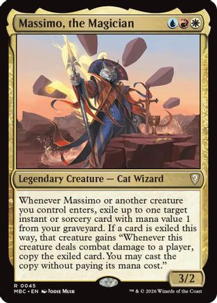 Massimo, the Magician (-045) - Mystery Booster Commander Edition Foil