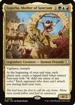 Zagorka, Mother of Sanctum (-058) - Mystery Booster Commander Edition
