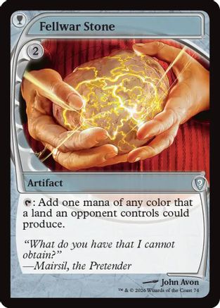 Fellwar Stone (Future Sight) (-074) - Mystery Booster Commander Edition Foil