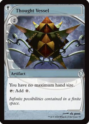 Thought Vessel (Future Sight) (-078) - Mystery Booster Commander Edition