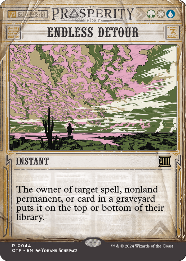 Endless Detour (OTP-044) - Breaking News: (Showcase) (Borderless)
