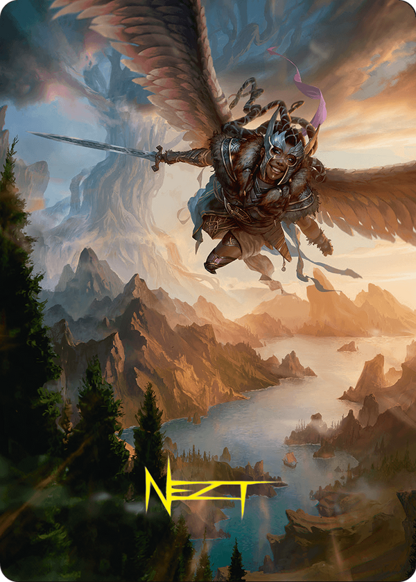 Youthful Valkyrie // Youthful Valkyrie (AFDN-028) - Foundations Art Series (Borderless) Foil
