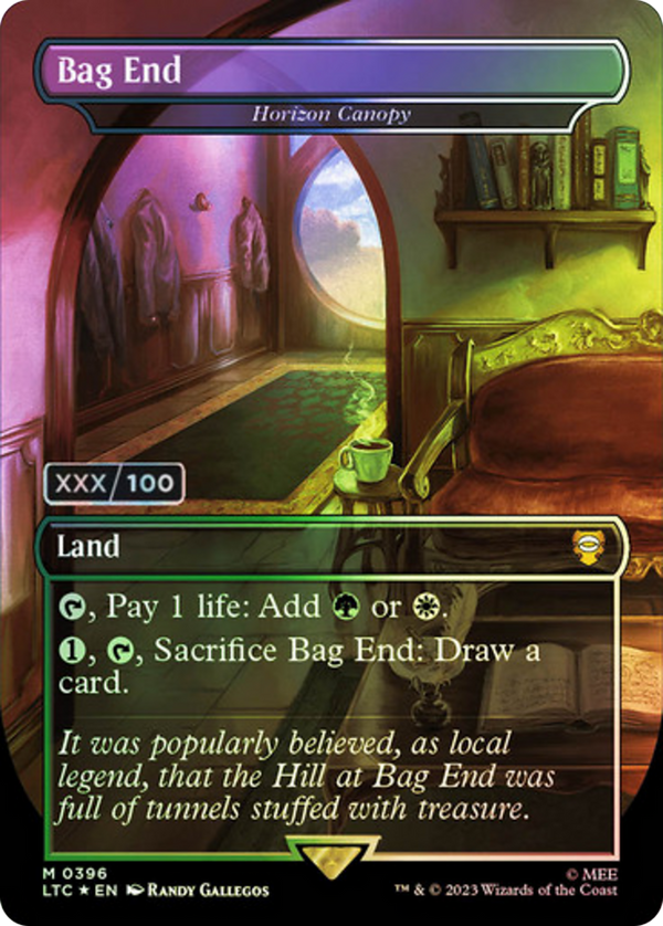 Bag End - Horizon Canopy (Serial Numbered) (LTC-396) - Tales of Middle-earth Commander / Bag End (Borderless) Foil