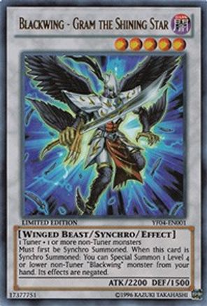 Blackwing - Gram the Shining Star (YF04-EN001) - Yu-Gi-Oh! 5D's Manga Promotional Cards Limited