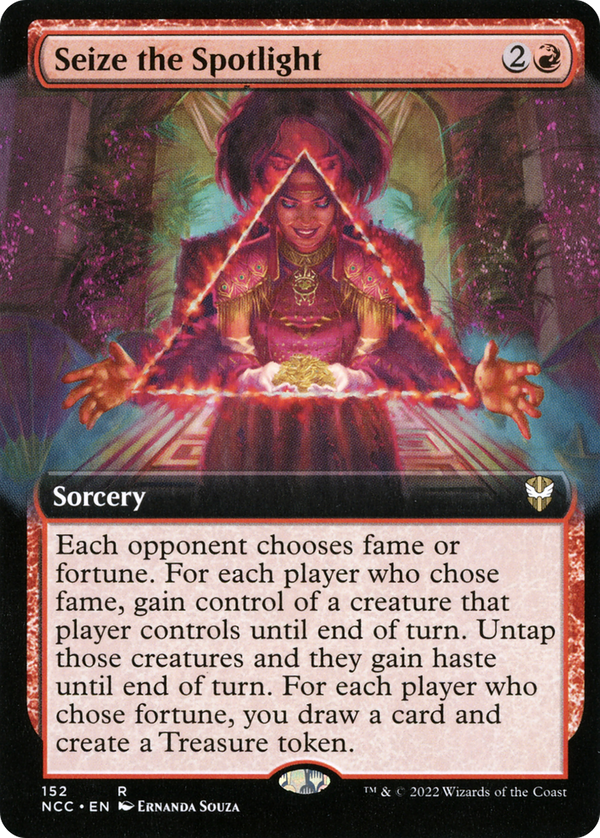 Seize the Spotlight (Extended Art) (NCC-152) - New Capenna Commander: (Extended Art)