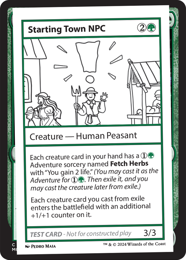 Starting Town NPC (MB2PC-) - Mystery Booster 2