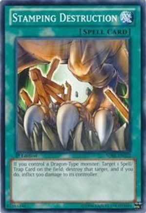 Stamping Destruction (SDBE-EN022) - Structure Deck: Saga of Blue-Eyes White Dragon 1st Edition