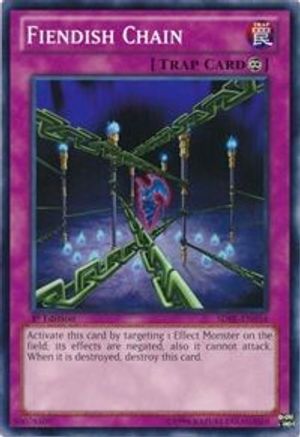 Fiendish Chain (SDBE-EN034) - Structure Deck: Saga of Blue-Eyes White Dragon 1st Edition