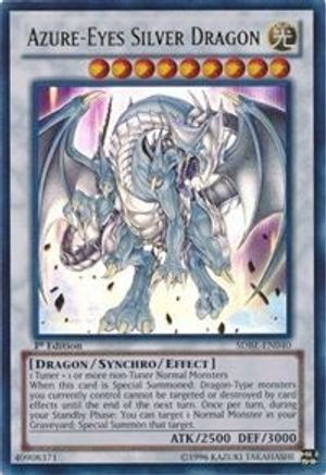 Azure-Eyes Silver Dragon (SDBE-EN040) - Structure Deck: Saga of Blue-Eyes White Dragon Unlimited