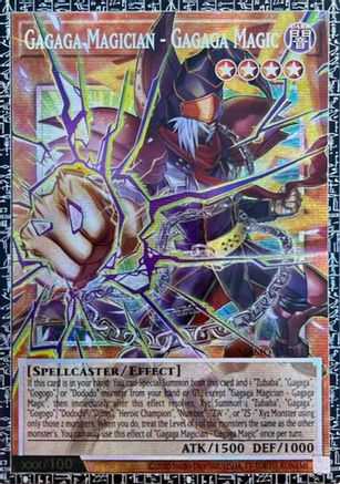 Gagaga Magician - Gagaga Magic (GMR) (MAMO-EN011) - Magnificent Monsters 1st Edition