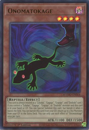 Onomatokage (MAMO-EN064) - Magnificent Monsters 1st Edition