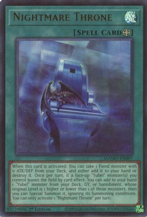 Nightmare Throne (MAMO-EN097) - Magnificent Monsters 1st Edition