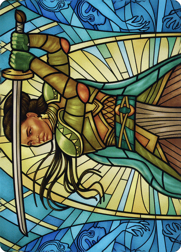 Shanna, Purifying Blade // Shanna, Purifying Blade (ADMU-077) - Dominaria United Art Series (Borderless) Foil
