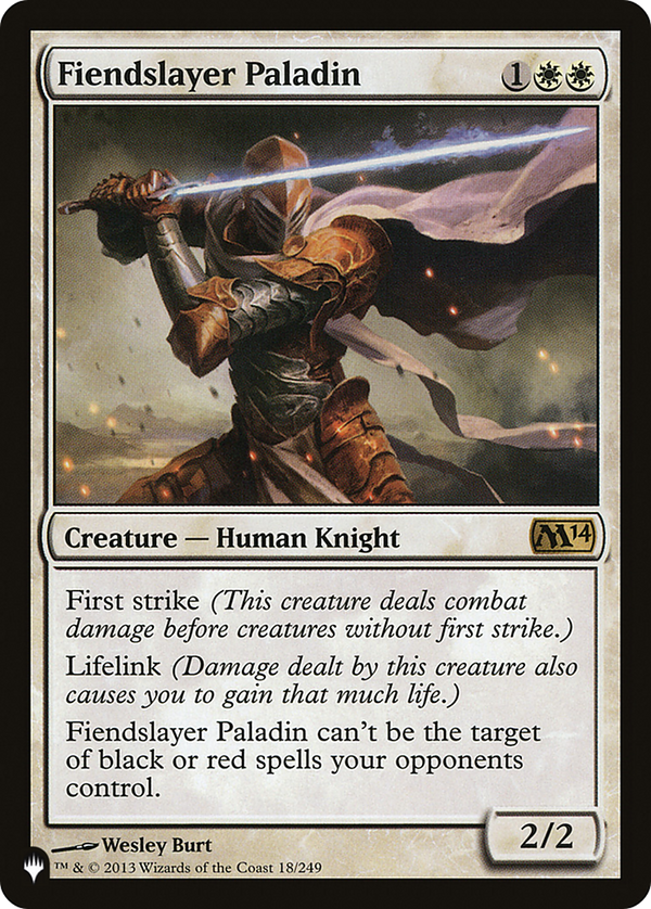 Fiendslayer Paladin (LIST-M14-18) - The List
