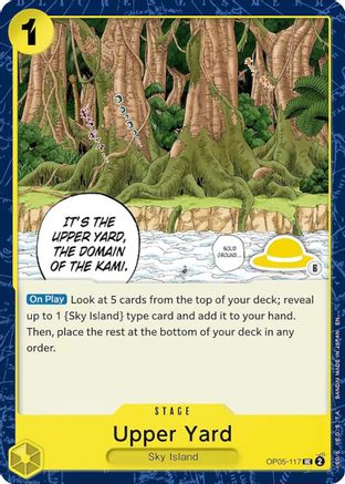 Upper Yard (Luffy Deck) (OP05-117) - Set Sail Deck Set
