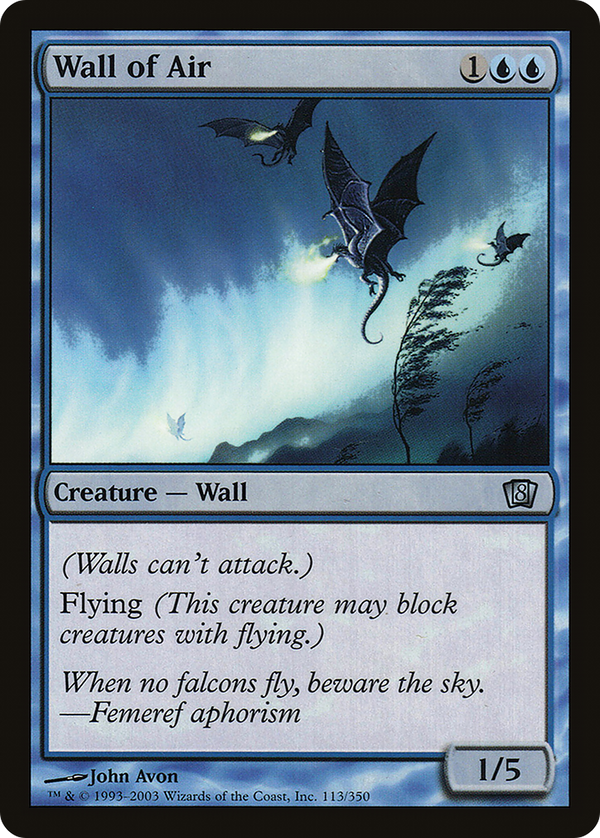 Wall of Air (8ED-113) - 8th Edition