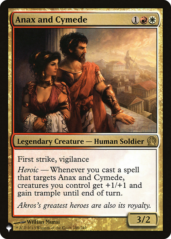 Anax and Cymede (LIST-THS-186) - The List