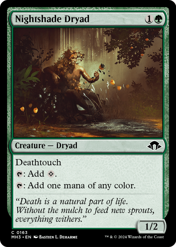 Nightshade Dryad (MH3-163) - Modern Horizons 3