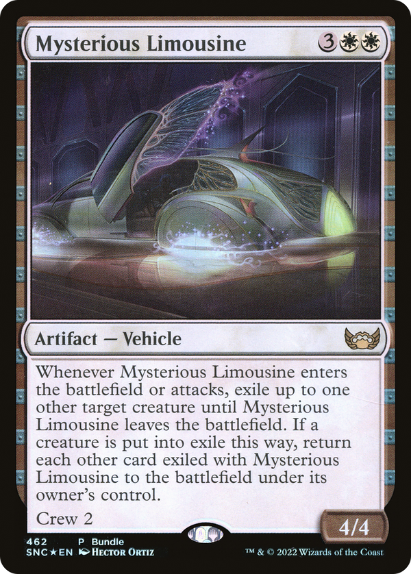 Mysterious Limousine (SNC Bundle) (UMP-462) - Streets of New Capenna Foil