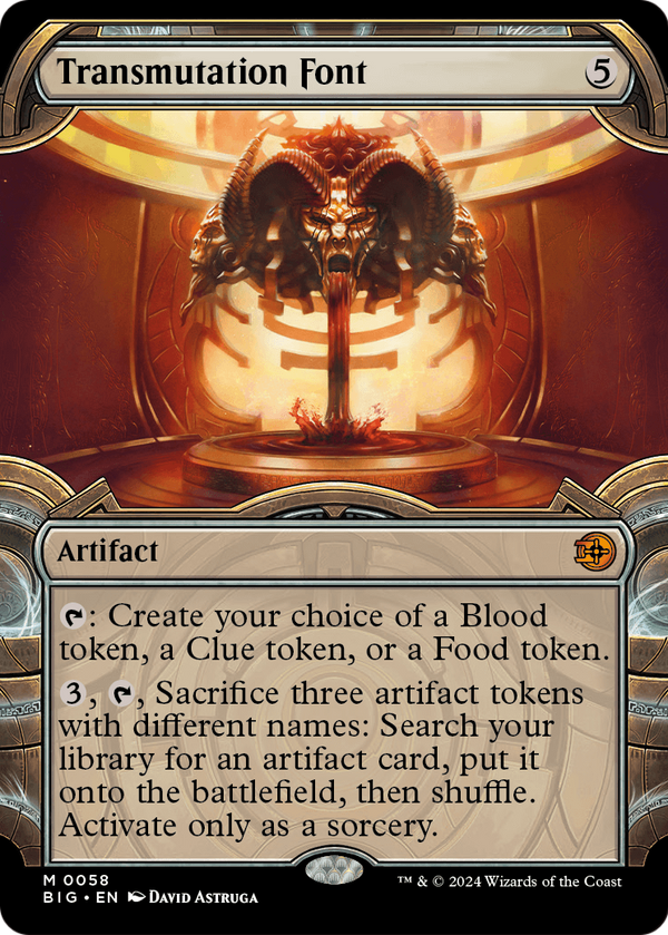 Transmutation Font (Showcase) (BIG-058) - The Big Score: (Showcase) Foil