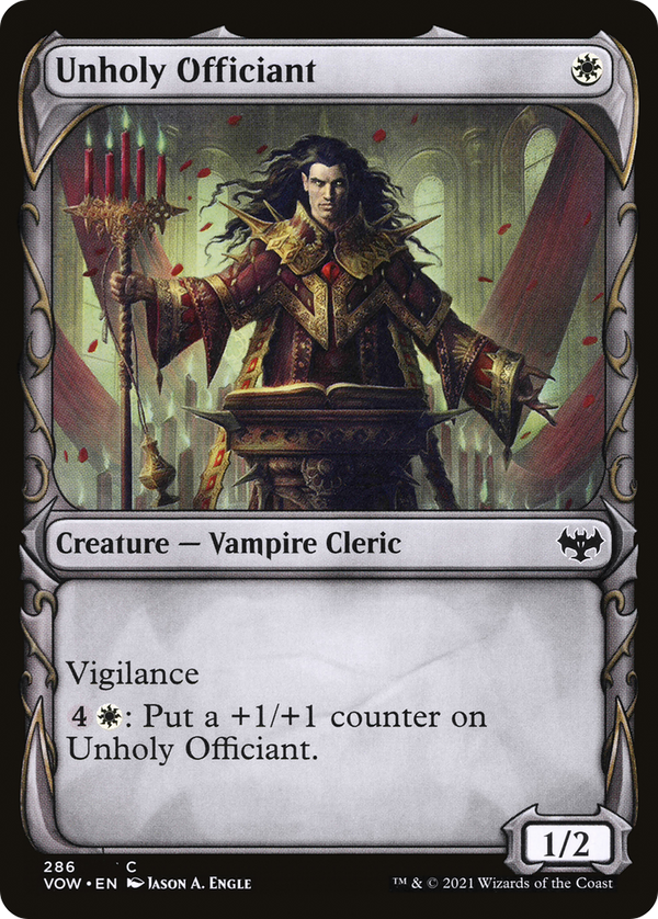 Unholy Officiant (Showcase) (VOW-286) - Innistrad: Crimson Vow: (Showcase)