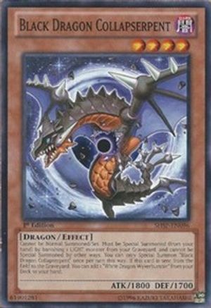 Black Dragon Collapserpent (SHSP-EN096) - Shadow Specters 1st Edition