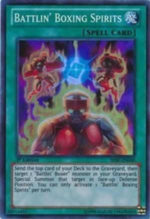 Battlin' Boxing Spirits (SHSP-EN060) - Shadow Specters 1st Edition