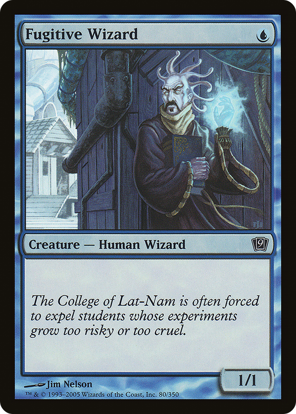 Fugitive Wizard (9ED-080) - 9th Edition Foil