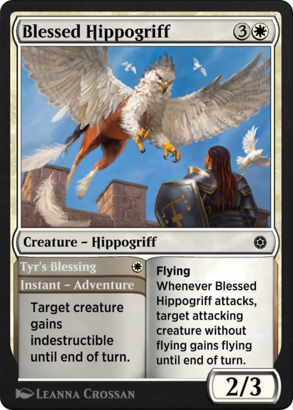 Blessed Hippogriff // Tyr's Blessing (HBG-085) - Alchemy Horizons: Baldur's Gate