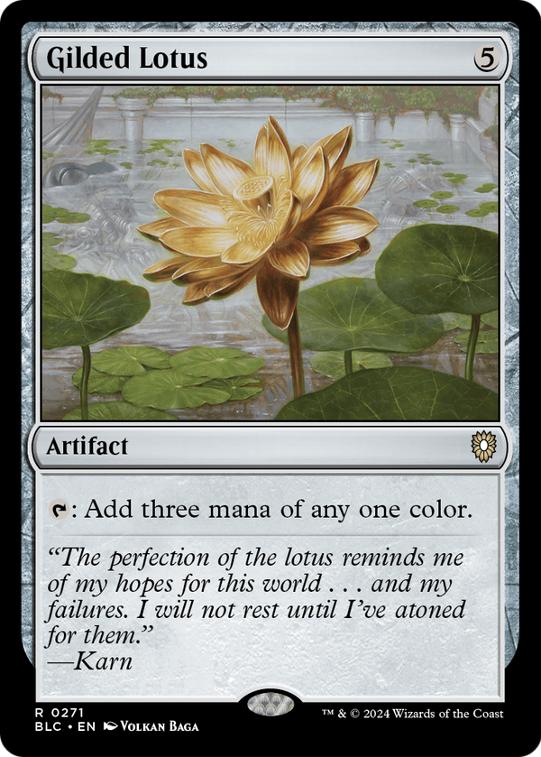 Gilded Lotus (BLC-271) - Bloomburrow Commander